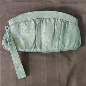 Brand new gold sparkly clutch and kisslock purse